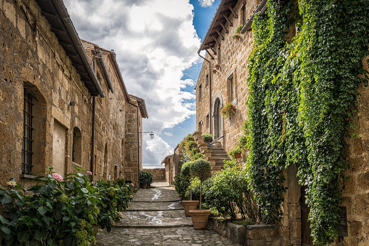 alley, road, middle ages